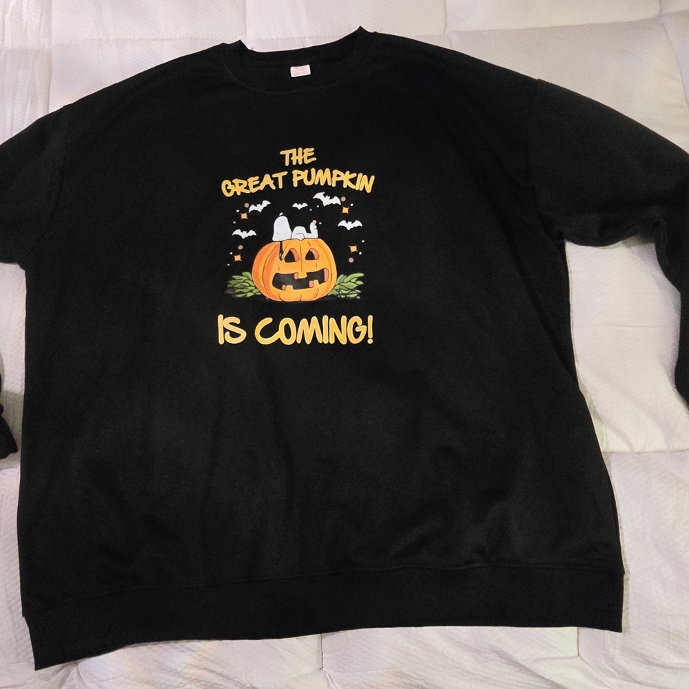 Gildan Black Halloween Pumpkin Sweater